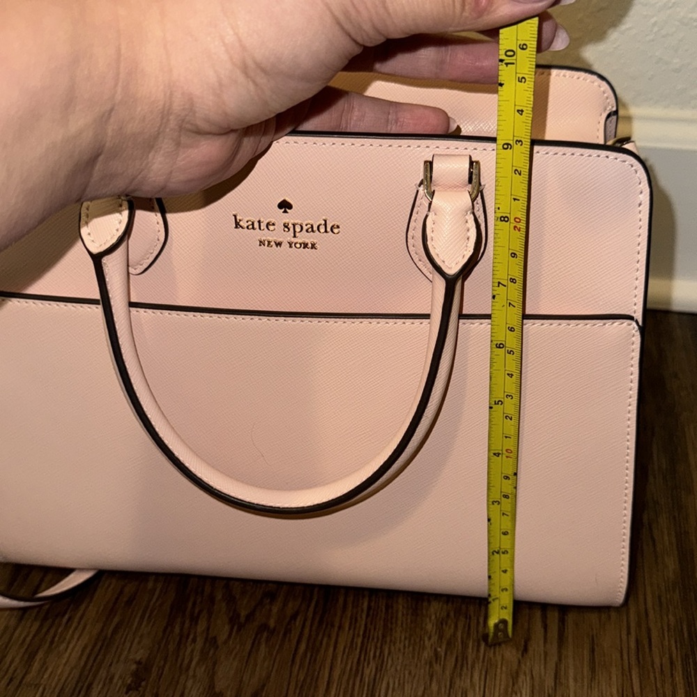NWOT Madison Saffiano Leather Medium Satchel + Wallet - Picture 2 of 7